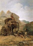 Francisco Goya Assault on a Coach oil